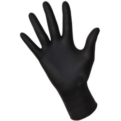 Rekawiczki Nitrylowe Czarne L