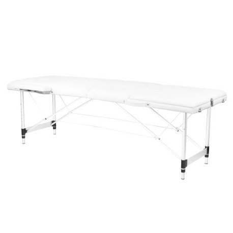 Fotel Stół Składany do Masażu Aluminiowy Komfort 3 Segmentowy