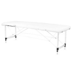 Fotel Stół Składany do Masażu Aluminiowy Komfort 2 Segmentowy