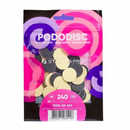 Nakładki wymienne Staleks Pododisc M 20mm -240 - 50 sztuk