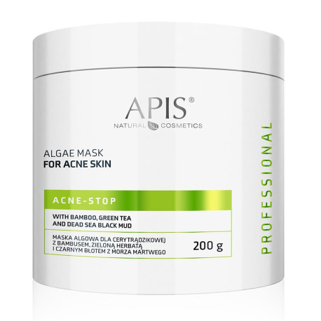 Acne-Stop maska algowa dla cery trądzikowej z bambusem