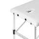 Fotel Stół Składany do Masażu Aluminiowy Komfort 3 Segmentowy