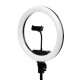 Lampa pierścieniowa Ring light 13' 36W led czarna + statyw