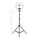 Lampa pierścieniowa Ring light 13' 36W led czarna + statyw