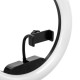 Lampa pierścieniowa Ring light 13' 36W led czarna + statyw