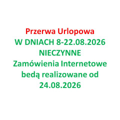 PRZERWA URLOPOWA
